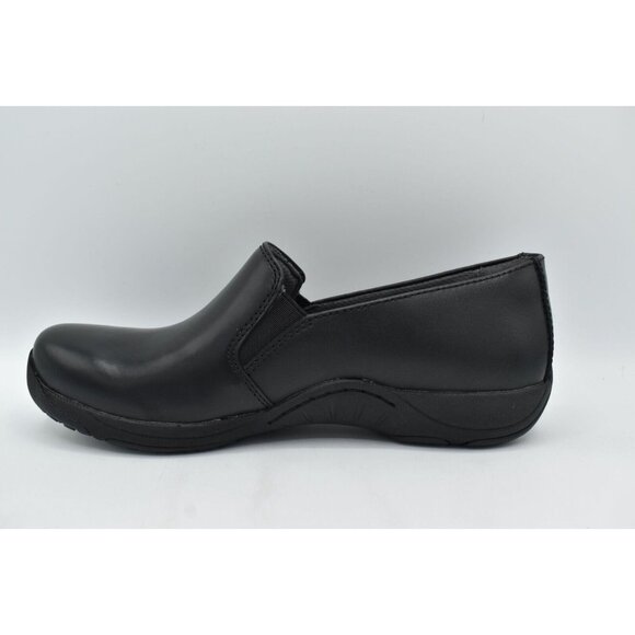 Dansko Womens EU 40 US 9.5-10 Nora Black Leather Slip On Loafers Shoes Clogs - Picture 5 of 11